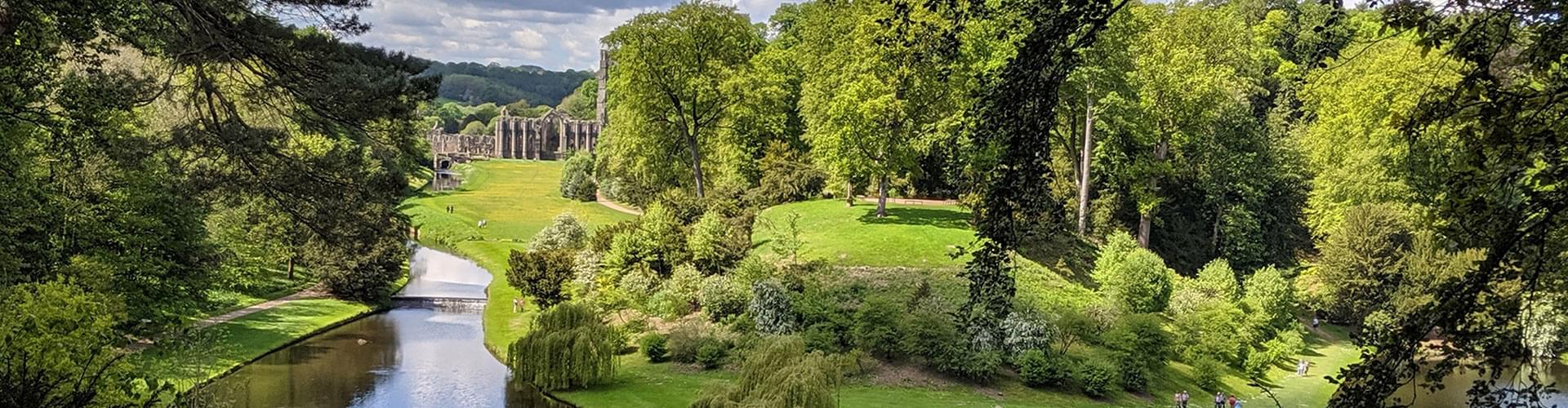 National Trust Gardens Fountains Abbey